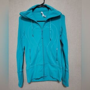 Lululemon teal full zip jacket size 2